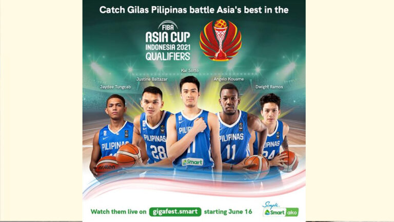 Smart lets you watch Gilas Pilipinas’ FIBA Asia Cup stint live via gigafest.smart