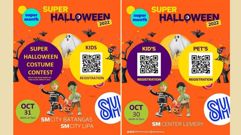 Super Halloween Costume Contest at SM Malls in Batangas